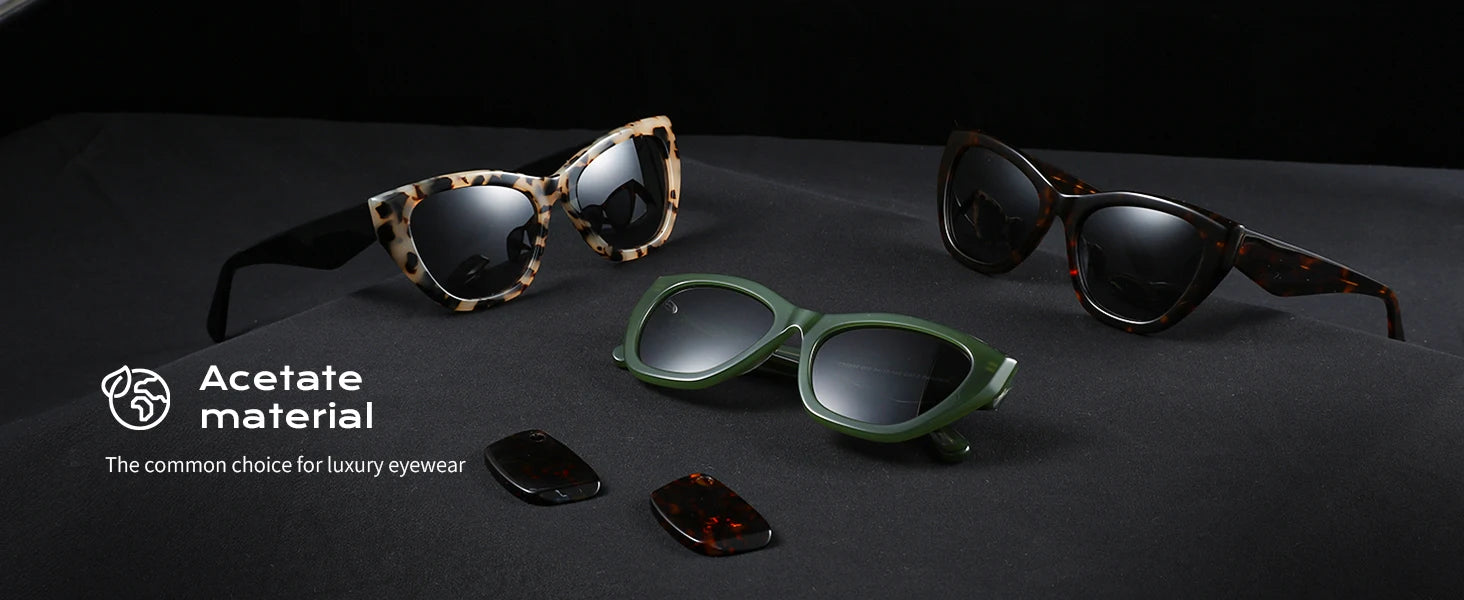 ZENOTTIC Polarisierte Sonnenbrille Damen Cat-Eye: Trendige Cateye Sonnenbrille für Damen - Süße Sonnenbrille UV400 Schutz