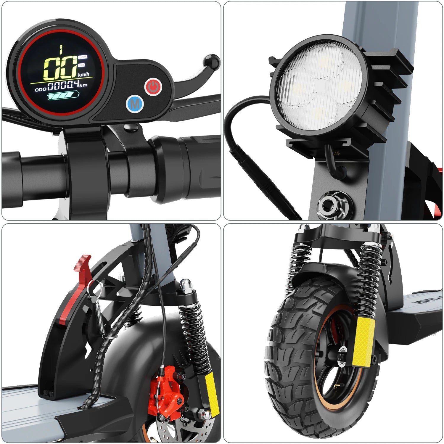 Polnisches Lager. Schnelle Lieferung E-Scooter iENYRID A1 Elektroroller für Erwachsene, leicht für tägliche Pendelfahrten, Dual Sho