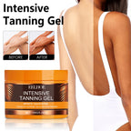 Intensives Bräunungsgel & Creme Set Beschleuniger Bräunung Dunkle Haut Lang anhaltend Feuchtigkeitsspendend Gesicht Körper Selbstbräunungscreme ohne Sonne