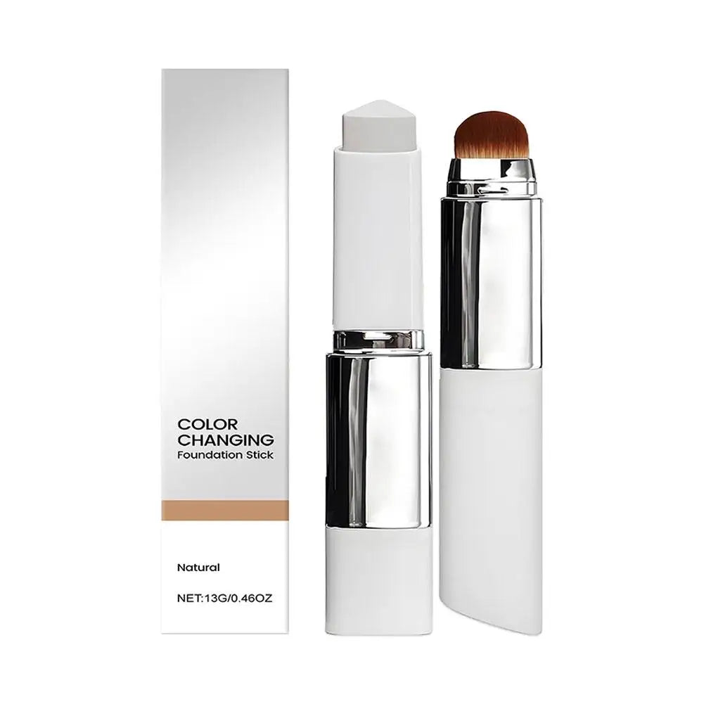 2-in-1 Farbwechsel-Foundation-Stick Flüssige Leichte Feuchtigkeitsspendende Aufhellende Foundation Farbwechselnd Für Alle Hauttypen Hauptbild