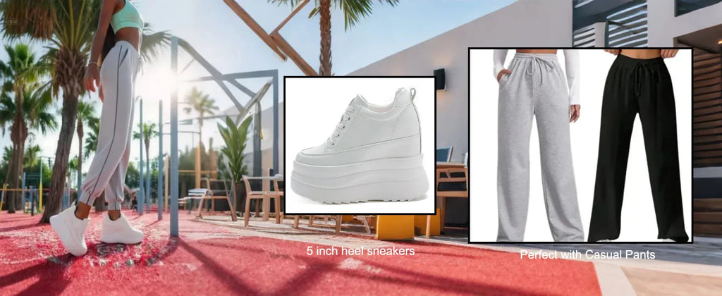 Fujin 13cm 2025 Echtes Leder Plateau Keilabsatz Flats Schuhe Chunky Sneaker Lässige Bequeme Hochwertige Herbst Spaziergangsschuhe