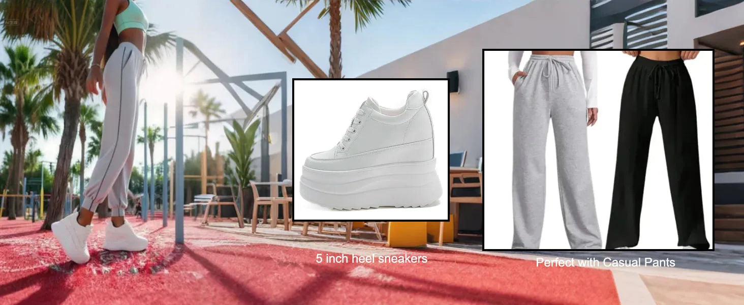 Fujin 13cm 2025 Echtes Leder Plateau Keilabsatz Flats Schuhe Chunky Sneaker Lässige Bequeme Hochwertige Herbst Spaziergangsschuhe