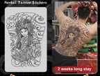 Magic Juice Tinte Wasserdichte Tattoo Aufkleber Große Größe Kräutersaft Temporäre Tattoos Männer Body Art Drache Tiger