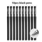 Gelstifte Set 0,5 mm Schwarz Blau Rot Nachfüllung Gelstift Rundspitze Schul- & Bürobedarf Schreibwaren Kawaii Zubehör Schreibwaren