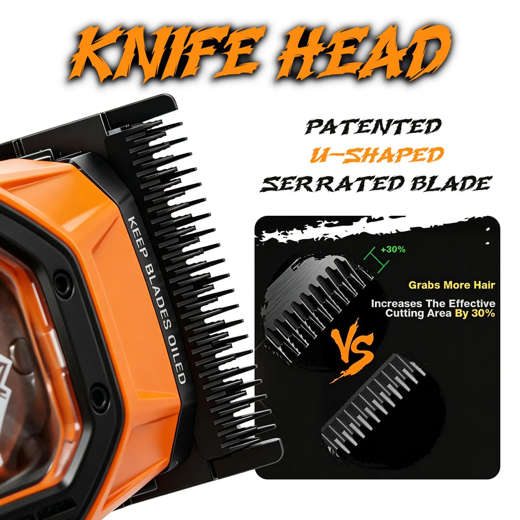 Neuer professioneller BRDCLIP Salon Friseur-Set Vektormotor Haarschneidemaschine 7800-13000 U/min Trimmer 8000-13000 U/min Metallgehäuse 2603 Rasierer
