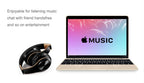 Herren Geschenk Gold Wireless Kopfhörer Bluetooth Kopfhörer Stereo Headset Spiel mit eingebautem Mikrofon, universell für Android und iOS