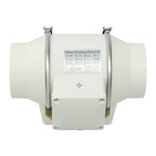 220V Abluftventilator, leiser Inline-Lüfter Abluftventilator für Küche/Bad/Nasszelle, 2600 U/min