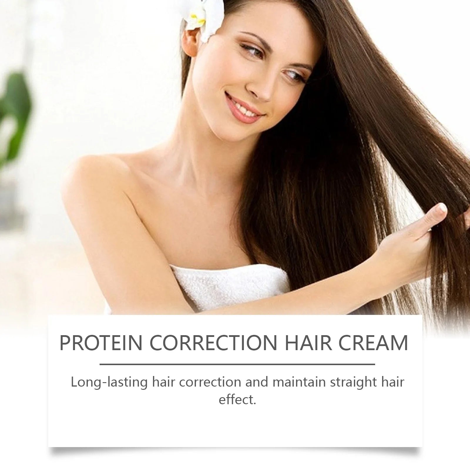 250g Keratin-Glättende Haarmaske Haare wiederherstellen, weicher machen, Glanz verleihen, Glätteisen Tiefenreparatur-Conditioner für trockenes, geschädigtes, krauses Haar