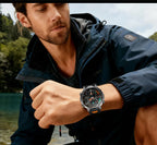 2026 Neue TANK Ultra 1400mAh Akku Militär Smartwatch 10ATM Wasserdicht Herzfrequenz Taktische LED Taschenlampe Herren Sportarmband