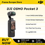 [New&Original] DJI OSMO Pocket 3 Powerful 1-Inch Sensor 4K/120fps 2-Inch Rotatable Touchscreen Original Brand New EU Stock
