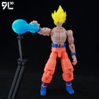 9L3D Gedruckte Dragon Ball Son Goku Vegeta Beerus Frieza Anime Lucky13 Dummy13 Titan13 Actionfiguren Mehrgelenkige Bewegliche Spielzeuge