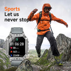 2026 TANK Neue 1400mAh Militär GPS Smartwatch Herren 2.01" AMOLED-Bildschirm 10ATM Wasserdichte Uhr SOS Anruf Taschenlampe Smartwatch iOS