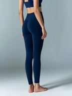 Sommerschlussverkauf High-Waist Yoga-Hose – 4-Wege-Stretch schnelltrocknende Leggings für Laufen Radfahren Fitnessstudio-Training