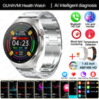 2025 Neue Smartwatch für die Krankenpflege: Blutsauerstoff, Blutfett, Harnsäure, EKG+PPG, Körpertemperatur, Bluetooth-Anruf, Gesundheits-Smartwatch