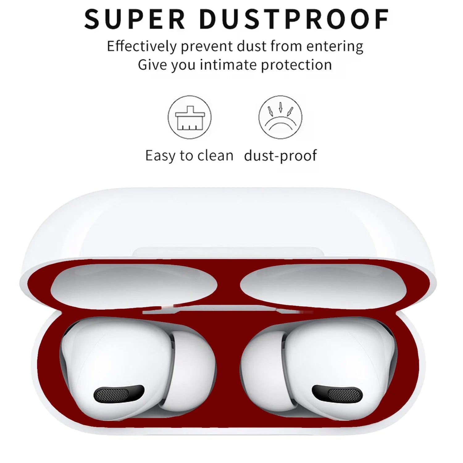 Metal Dustproof Film for Airpods Pro 3 Guard Sticker Anti-Scratch Protectors Ultra Thin for Airpod Pro3 Case Accessories