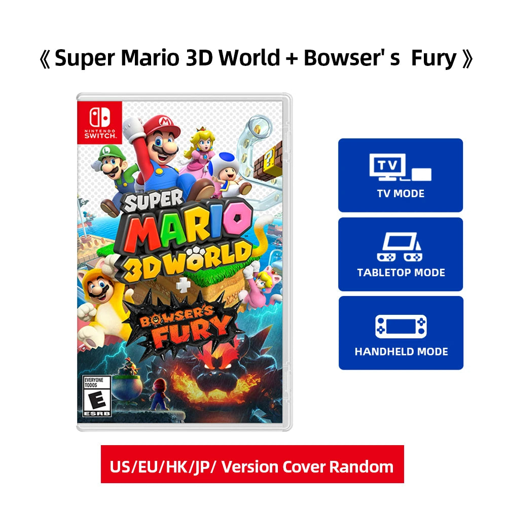 Super Mario 3D World Bowser's Fury Nintendo Switch Game Deals Offizielles physisches Spielmodul Action-Genre für Switch OLED Lite