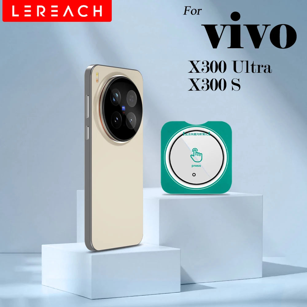 Lereach für VIVO X300 Ultra X300S Selbstpositionierender Rahmen Gehärtetes Glas Kameraobjektivschutz Anti-Kratz-Folie Hauptbild