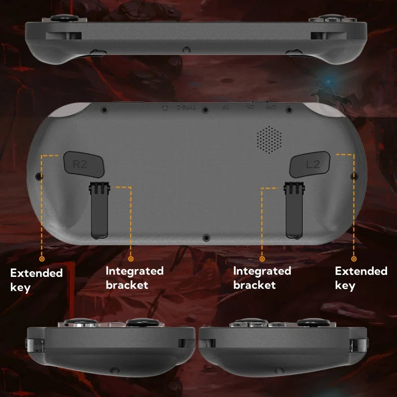 SF3000 Retro Handheld Videospielkonsole Linux System 4,5 Zoll 854*480 IPS Bildschirm 3000mAh Tragbarer Taschen-Videoplayer Spiele