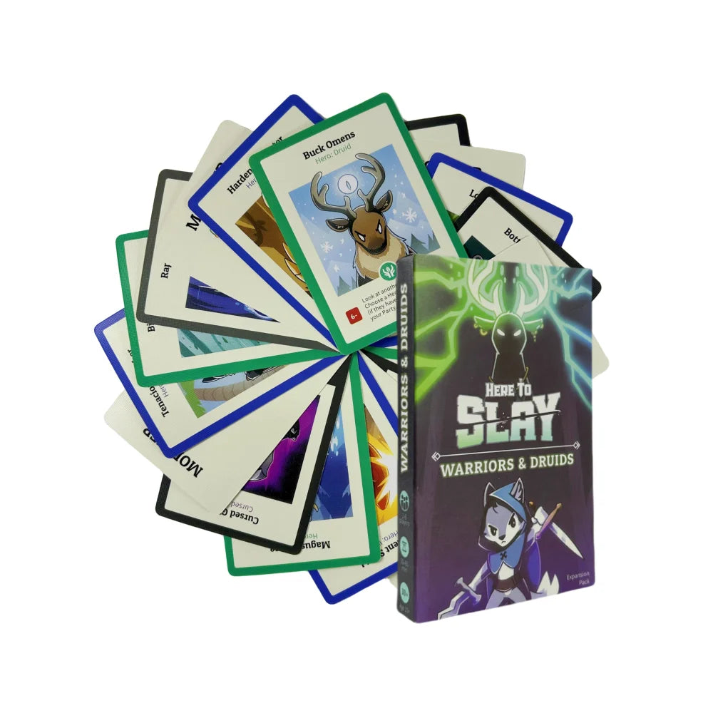 1 oder 2 Stück Neues Here to Slay Kartenspiel – Ein Strategisches Kartenspiel für Jugendliche und Erwachsene Brettspiel-Deck für Weihnachten Halloween