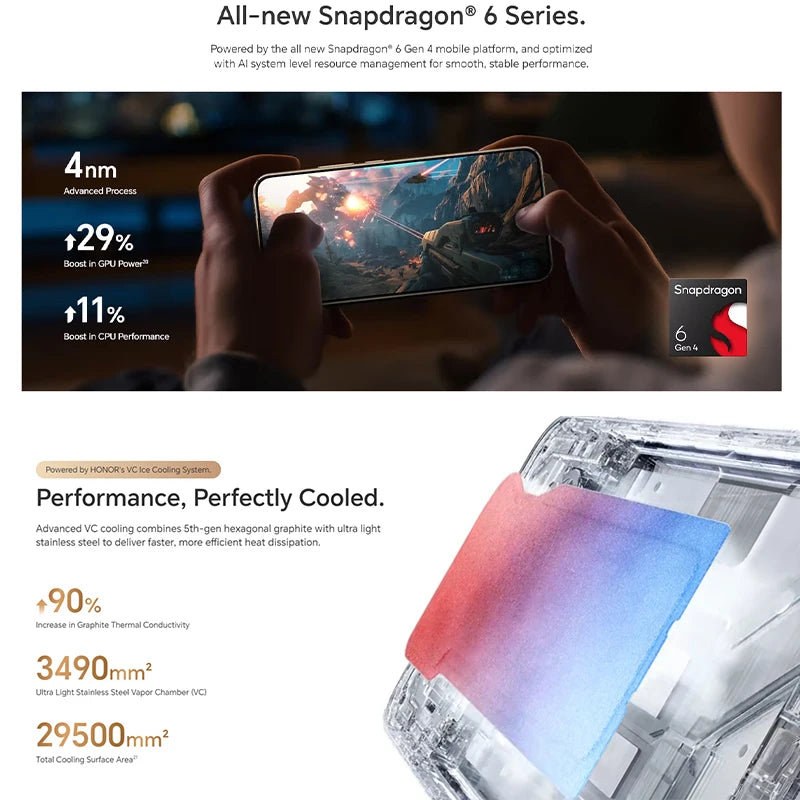 HONOR X9d Globale Version Smartphone 6,79" Display, AMOLED, 8300mAh Akku 108MP Kamera NFC Mobiltelefon