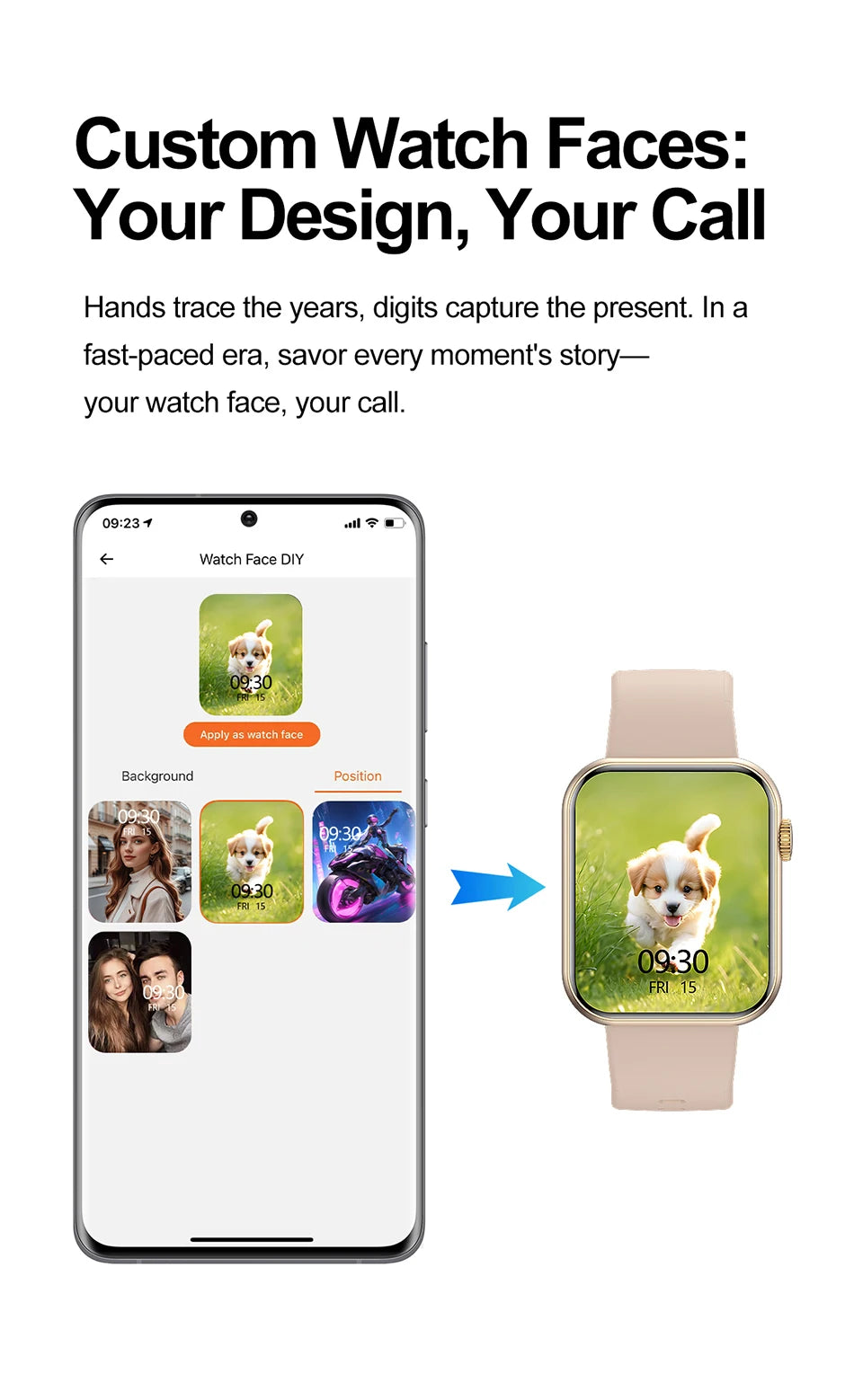 2025 Neue Sport Smartwatch Herren Full Touchscreen Herzfrequenz Bluetooth Anruf 1,9 Zoll KI-Sprache IP68 Wasserdichte Smartwatch Damen