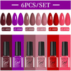 LILYCUTE Nagelgel-Politur-Set, Rosa Grün, Frühling, DIY-Nagelkunst-Design, lang anhaltend, Soak Off UV Gel, Maniküre, Malgel, Vernis-Kit