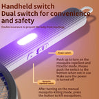 Faltbare elektrische Mückenklatsche 3-in-1 elektrische Mückenlampe wiederaufladbare Wand-Mückenklatsche