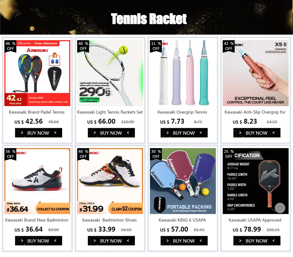 Kawasaki Beach-Tennisschläger aus Carbonfaser mit weicher Schlagfläche und schützender Schlägerhülle