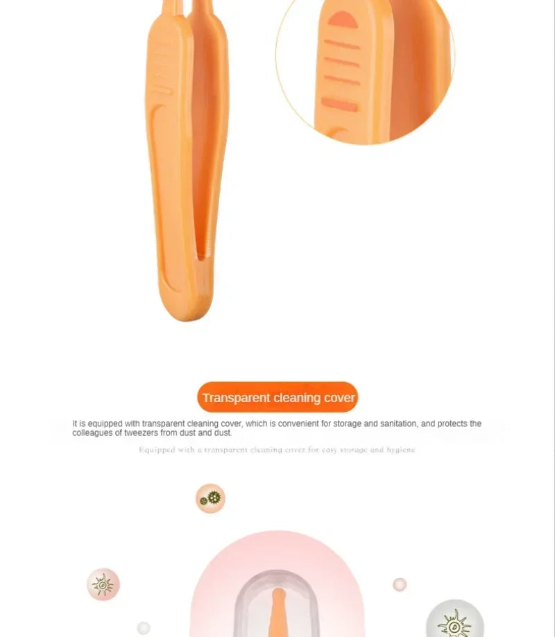 Baby Kunststoff Pinzette Nasenreiniger Werkzeug Kinder Sicherheits Pinzette Reinigungszange Kleinkind Nasenhöhle Pflegezubehör Baby Essentials