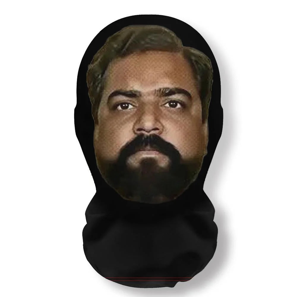 Lustiger indischer Gesichtsausdruck Parodie Abstrakt Humorvolle Maske Neuheit Live-Streaming Outdoor-Requisite Cosplay Kostümzubehör