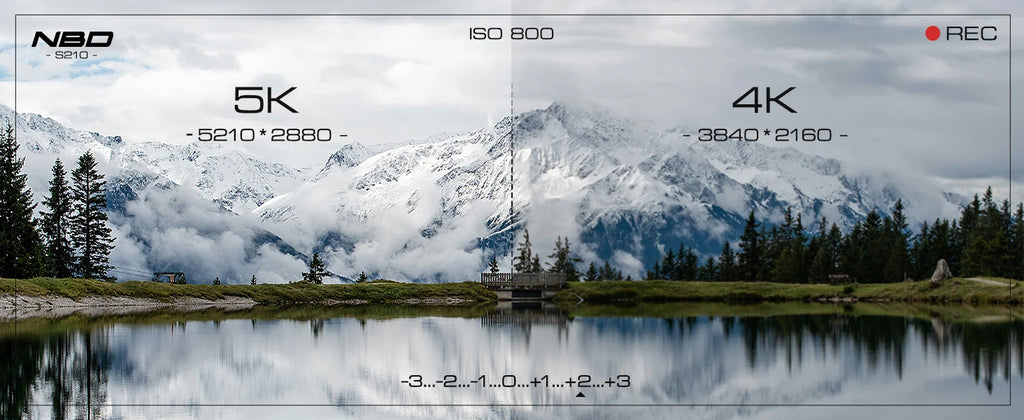 NBD 5K&64MP Digitalkameras für Fotografie, 16-fach optischer Zoom Kamera mit WiFi & App-Steuerung, Vlogging Kamera mit Autofokus