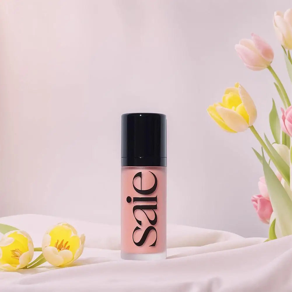 Saie Flüssig-Rouge Highlighter Contouring Illuminierender Schimmerpuder Schnelltrocknend Nicht klebrig Natürliches Gesichts-Make-up Weiche Textur