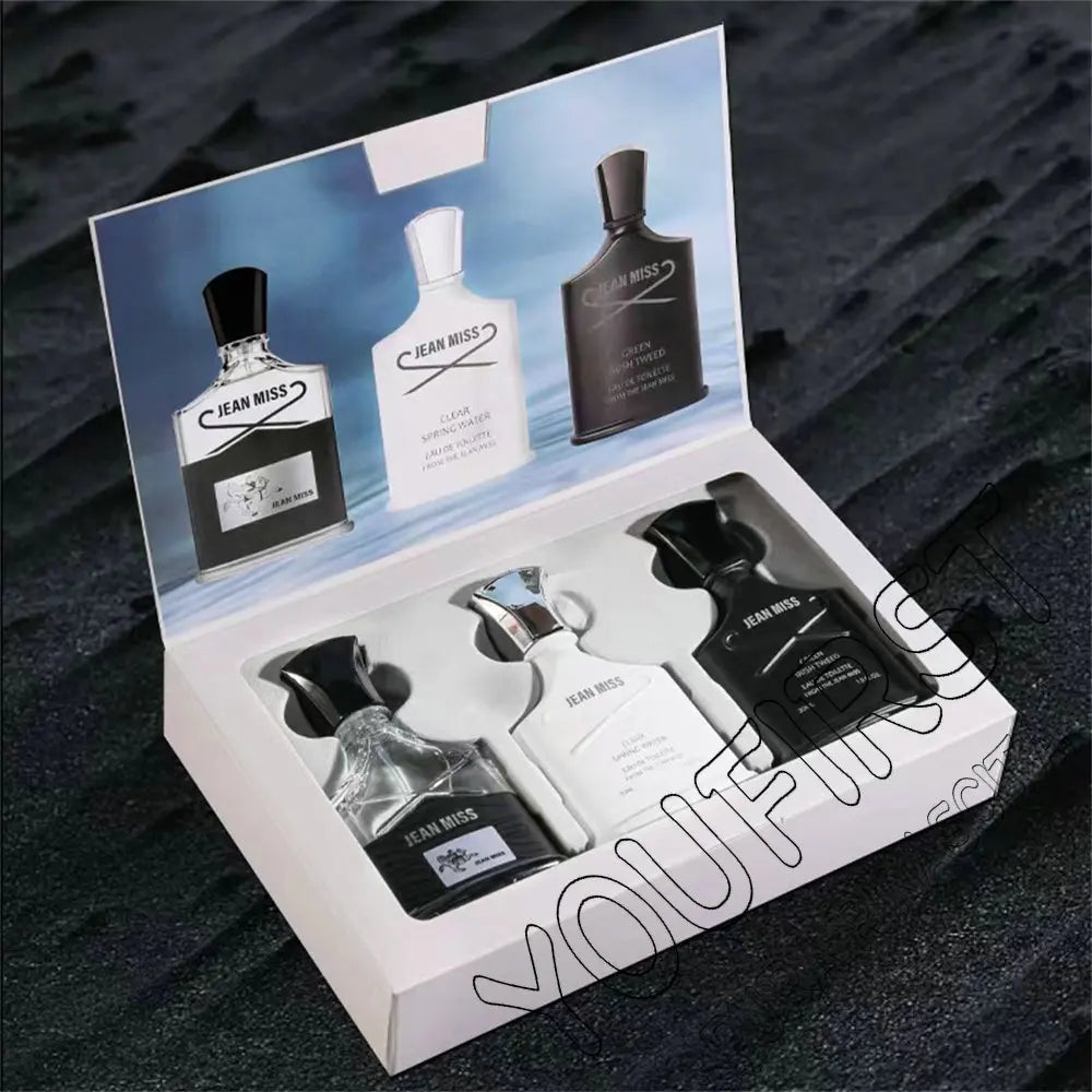 Frisches Naturparfüm 90 ml für Herren, Geschenkset, 3-teilig, langanhaltender Kölnischwasserduft, Herrenparfüms, charmante Männerparfüms, originale Hombres