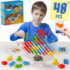 Puzzles Tetra Tower Lustiges Balance-Stapelspiel für Kinder, Erwachsene, Freunde, Teams, Wohnheime, Familien-Spieleabend, Partys, Geschenke