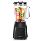 Aigostar Standmixer und Smoothie Maker, 1,5 Liter Glasbehälter, Titanbeschichtete Klingen, Eisfunktion, 2 Geschwindigkeiten + Pulsfunktion