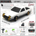 Skymaker AE86 Modell LD1801 RX-7 FC LD1802 1:18 RC Drift Car 1/18 2.4G Fernbedienung ESP Gyroskop LED Mini RC Rennwagen Spielzeug