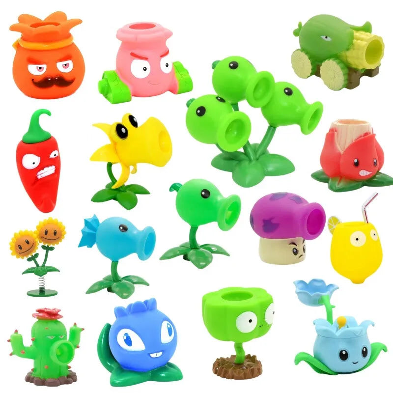 PLANTS VS ZOMBIES Verrückter Dave Spiel Actionfigur Straßensperre Eimer Totengräber Zombie Modell Puppe Kinderspielzeug Kindergeschenke