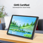 10-Zoll-Tablet, Android 14, Quad-Core-Prozessor, 4 GB RAM (2 GB + 2 GB erweiterbar), 32 GB Speicher, Wi-Fi, Dual-Kameras, 6000 mAh