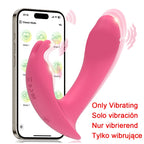 APP-gesteuerter Stoß-Vagina-Vibrator für Frauen, tragbares Höschen, G-Punkt-Klitoris-Vibrator, weibliches Masturbations-Sexspielzeug für Frauen