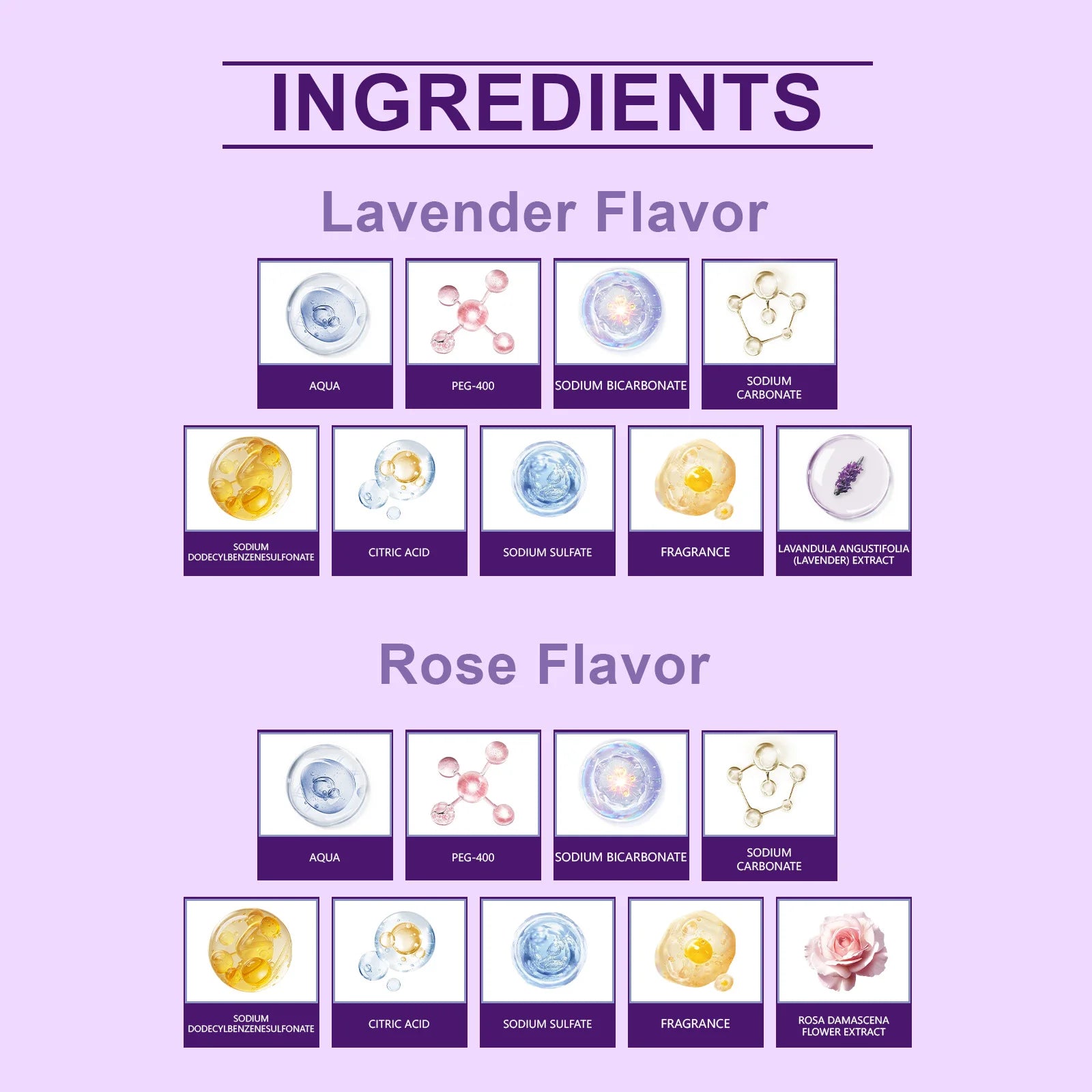 Rose Lavendel Aromatherapie Duschtropfen Tabletten Home Spa Entspannung Körper Geistige Entspannung Badeprodukte Duschtropfen Tabletten
