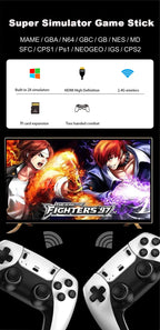 Neuer 4K-TV-Game-Stick M15 ultra 64G 128G Handheld-Game-Player 2.4G Dual Wireless Controller 50000+ Spiele Familien-Game-Player