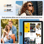 Android 15 Tablet, 10,0-Zoll-Bildschirm, Quad-Core-Prozessor, 12 GB RAM (3 GB+9 GB), 64 GB Speicher, 2MP+8MP Dual-Kameras, 6000 mAh