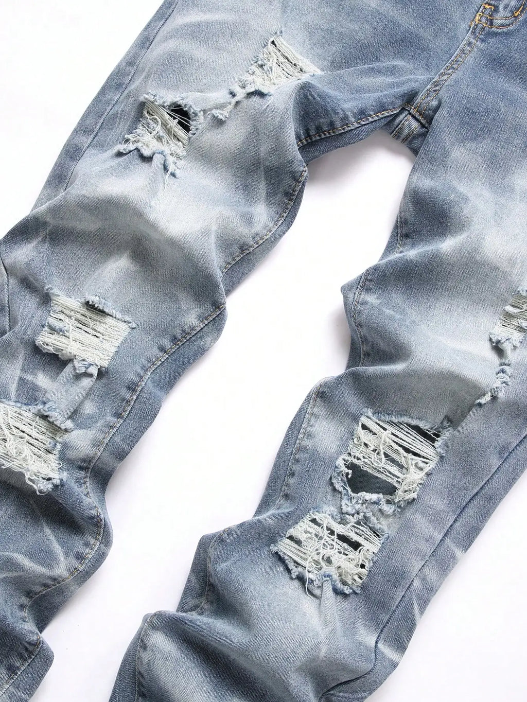 Fashion Herren Jeans Stretch Blau Skinny Jeans Für Herren Casual Slim Fit Denim Hosen Korean Style Herrenhosen Jeans