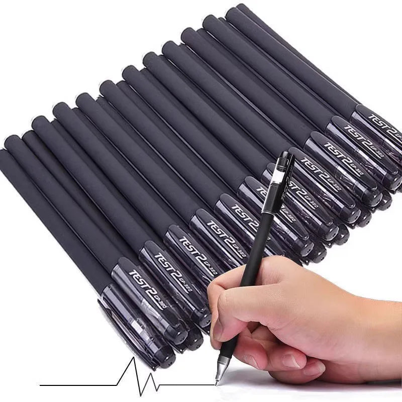Gelstifte Set 0,5 mm Schwarz Blau Rot Nachfüllung Gelstift Rundspitze Schul- & Bürobedarf Schreibwaren Kawaii Zubehör Schreibwaren