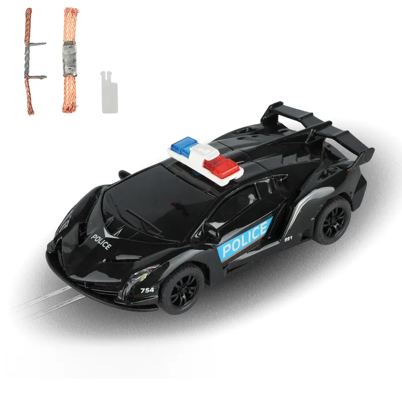 Analog Slotcar 1:43 1/43 Maßstab CLK GTR F1 Veneno Polizei LaFerrari Auto Evolution Rennstrecken-Spielzeugautos
