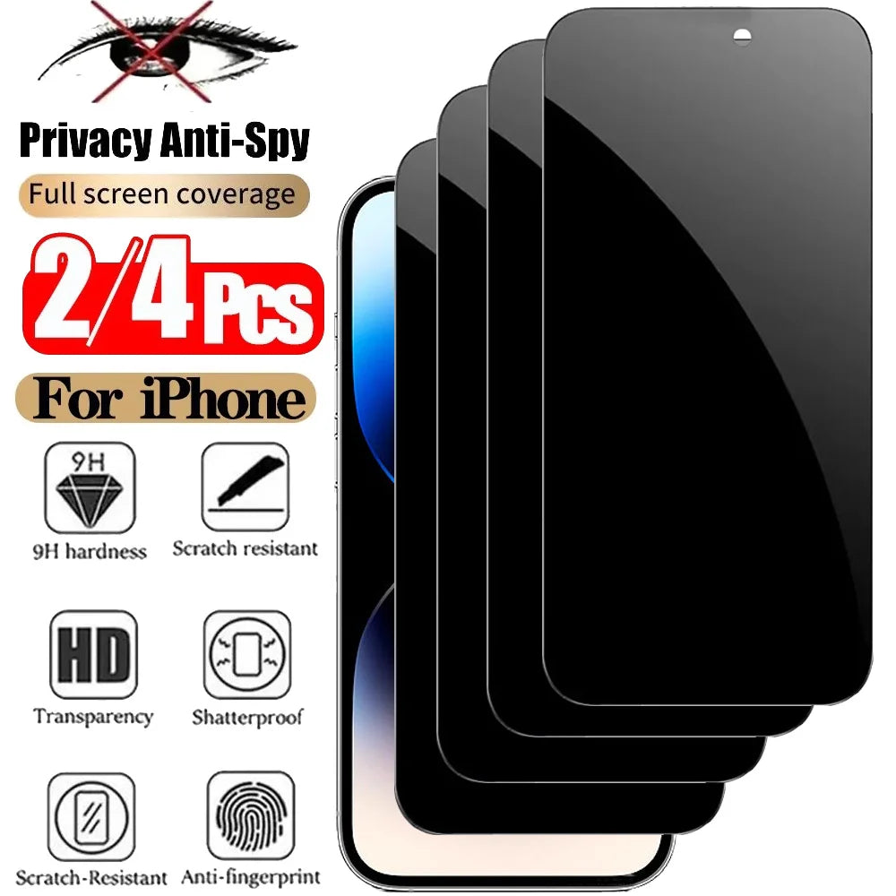 Blickschutzfolie für iPhone 17 Pro Max Anti-Spy Glas für iPhone 16 15 14 13 12 11 Pro Max Blickschutzfolie iPhone 17 Pro