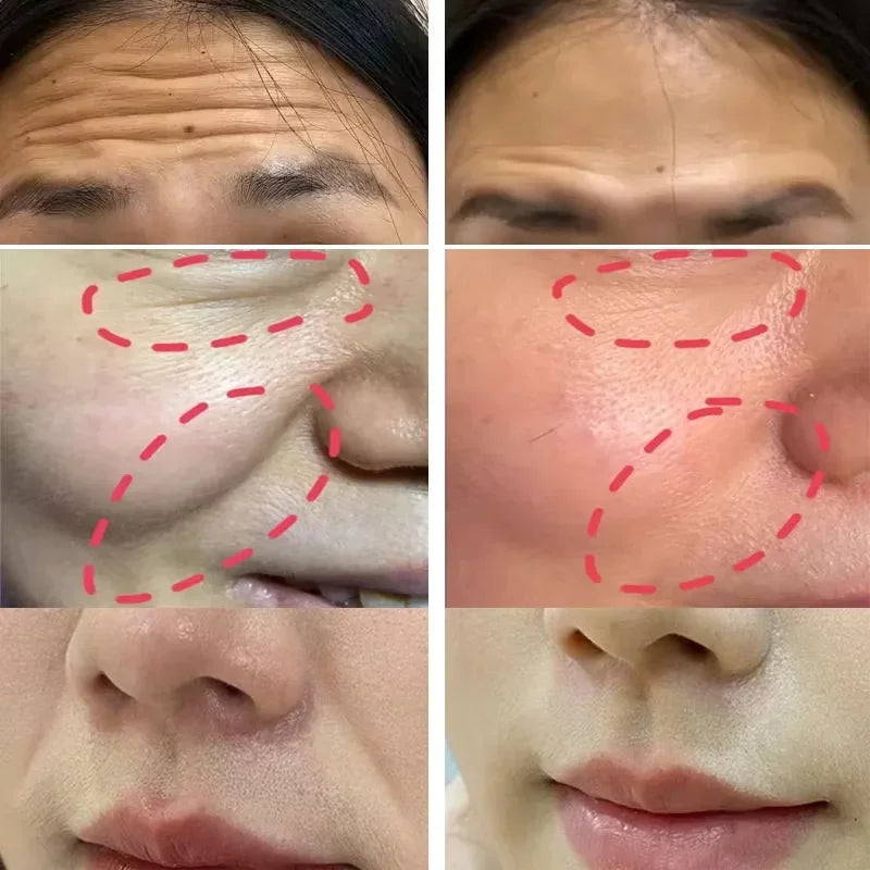 Kollagen Anti-Falten Multi Bounce Balsam Stift Sofortige Anti-Aging Straffung Anhebung Aufhellung Mattierende Gesichtshaut Feuchtigkeitspflege Kosmetik