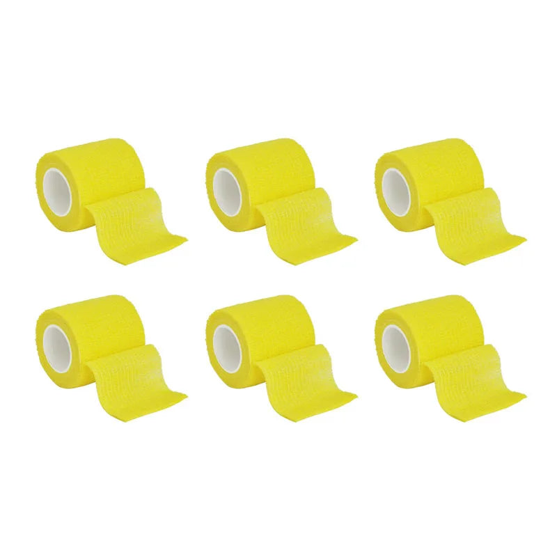 1/6 Stücke Buntes Sport-Tape Selbstklebende Elastische Bandage Elastoplast Sportschutz Knie Finger Knöchel Handfläche Schulter