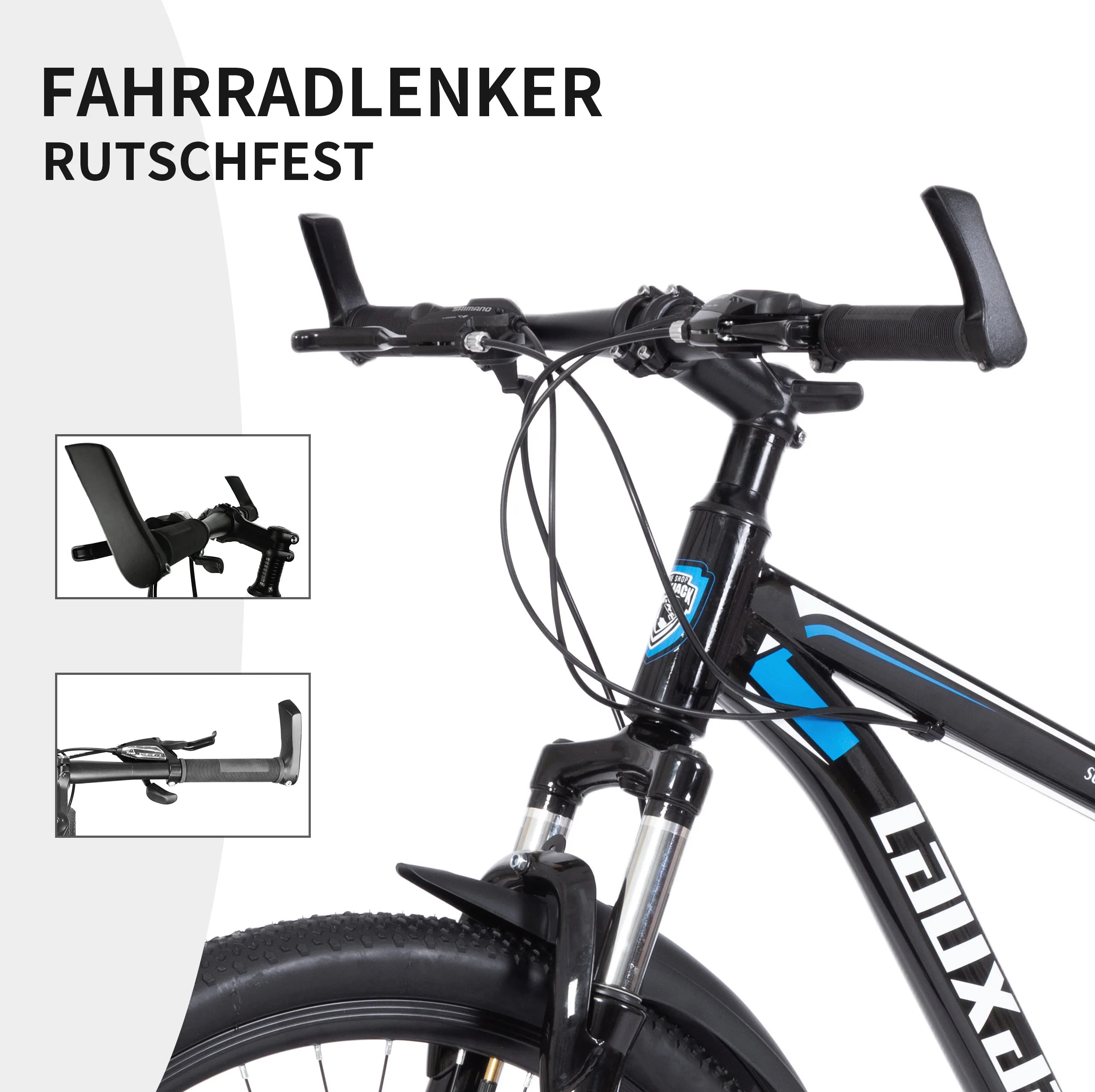 Vankel 27,5 Zoll Mountainbike für Erwachsene, 21-Gang-Schaltung, Dual-Scheibenbremsen, All-Terrain-Fahrrad für Herren & Damen Fahrradgeschenke