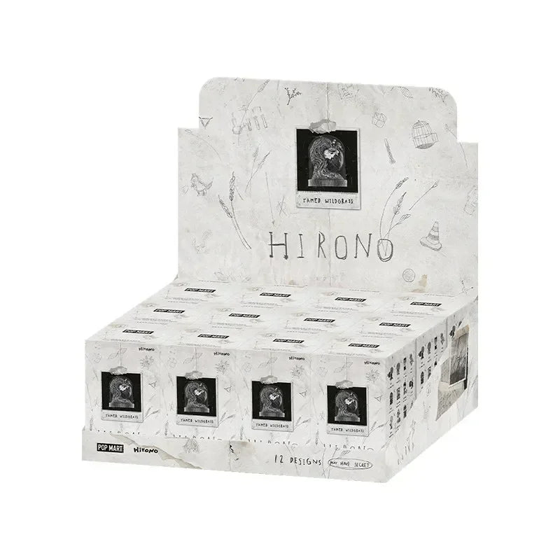 POP MART Hirono TAMED WILDGRASS Serie Überraschungsbox Original Blindbox Guess Toys Tasche Ornament Figuren Heimdeko Schreibtisch-Puppen